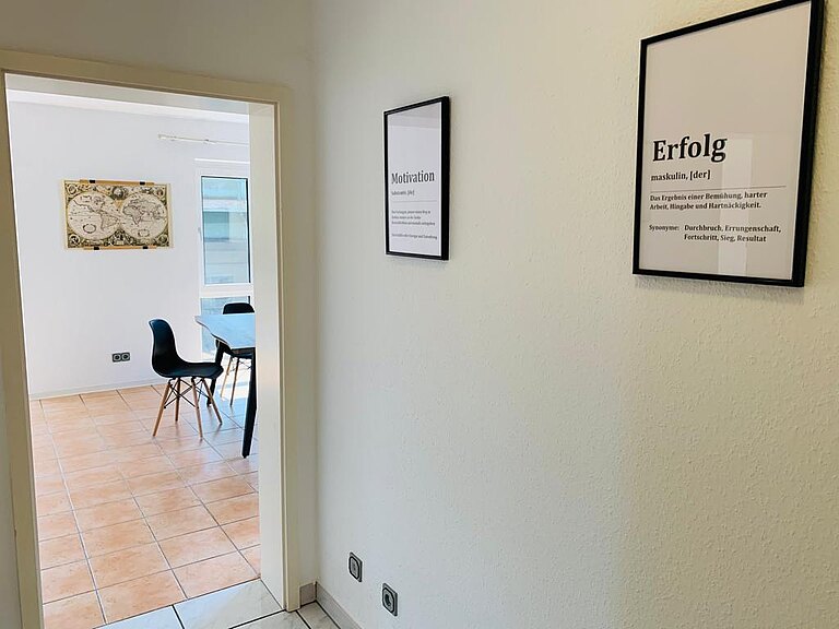 Foto vom Flur. Bilder Erfolg und Motivation
